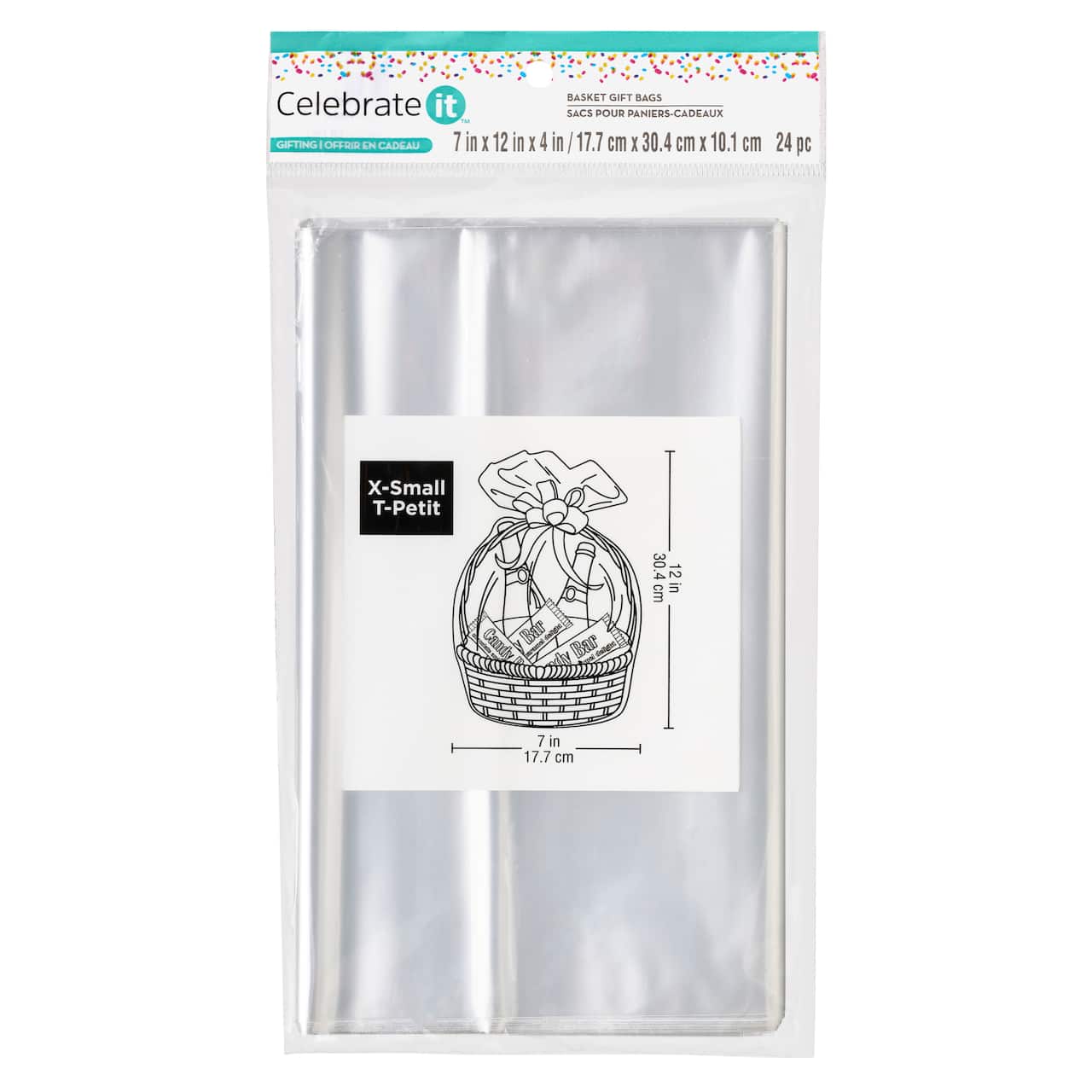 12" Basket Gift Bags by Celebrate It™